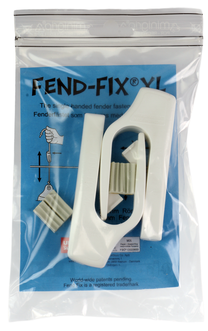 FEND-FIX XL fenderfeste 2pk - 4-8mm fenderline - for båtrekke 20-25mm