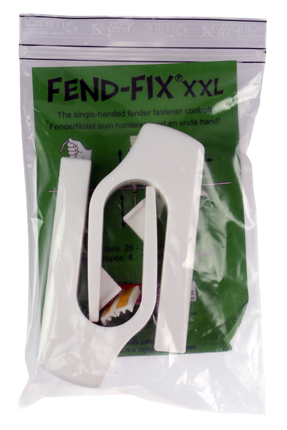 FEND-FIX XXL fenderfeste 2pk - 4-10mm fenderline - for båtrekke 26-32mm