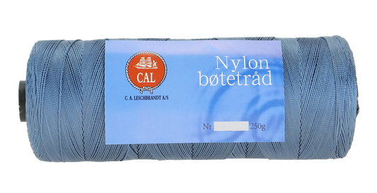 Bøtetråd - Blå - Nylon - 0,55-0,7mm - Spole