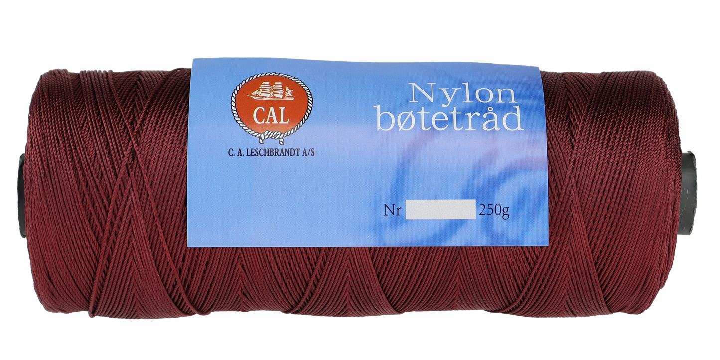 Bøtetråd - Brun - Nylon - 0,55-0,7mm - Spole