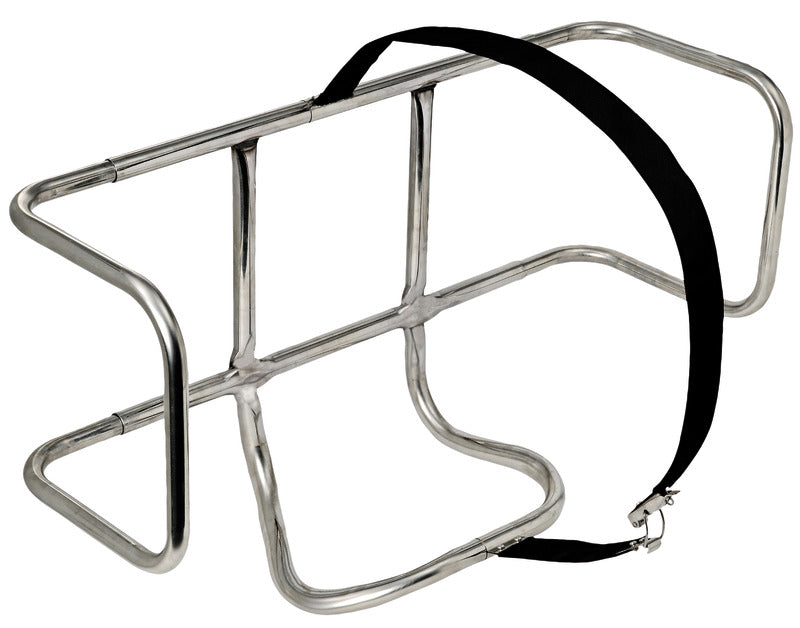Universal redningsflåteholder for rask utsetting