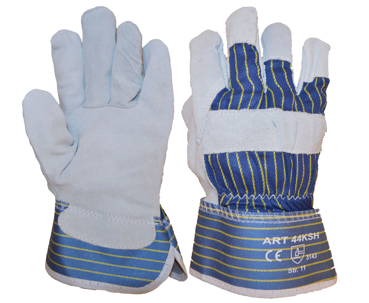 Arbeidshanske Oksespalt - Hanske m/mansjett 10/XL