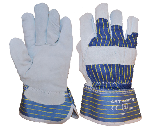 Arbeidshanske Oksespalt - Hanske m/mansjett 10/XL