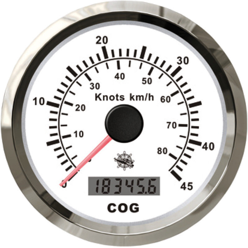 GPS-speedometer/mileteller uten svinger