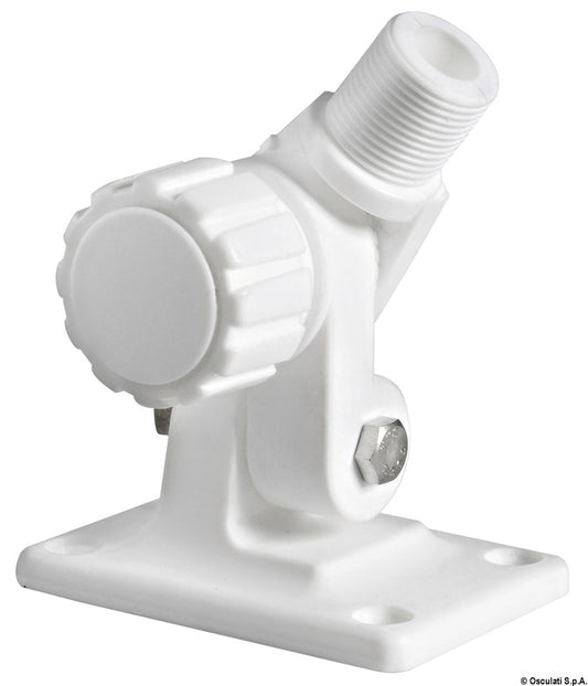 Svingbar base for VHF-antenne og GPS
