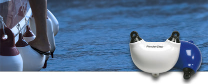 Danfender Fenderstep - Hvit og Marineblå