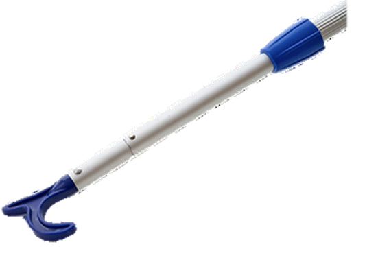 Swish Båtshake teleskop - Riflet aluminium - 25mm/120-220cm