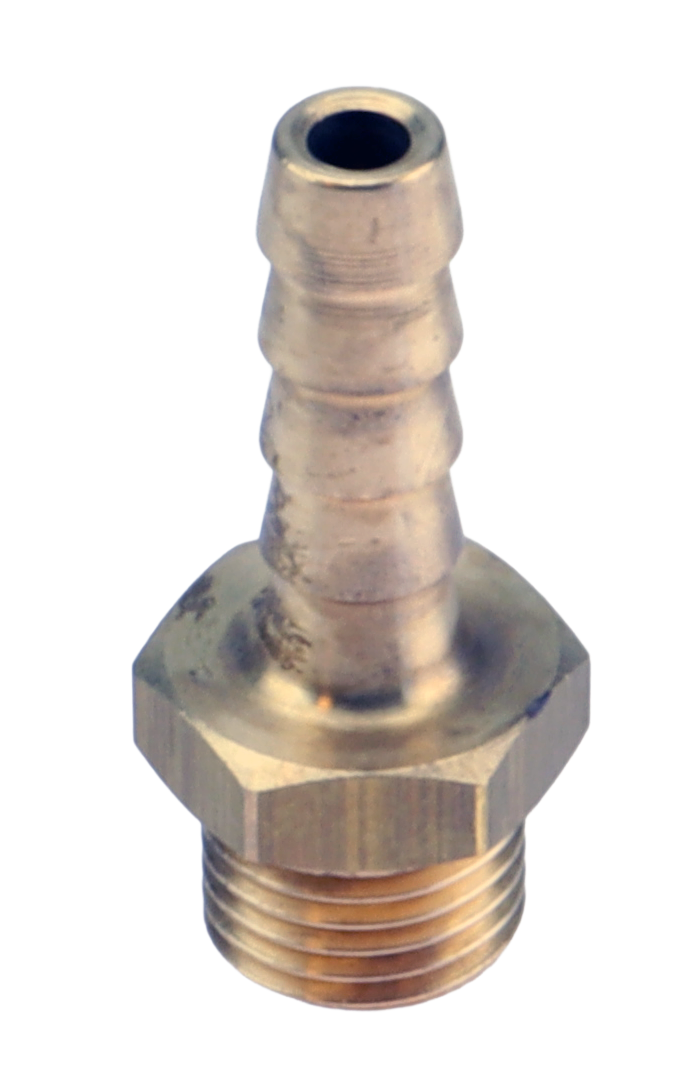 Tankkobling ¼'' slangestuss - Messing - 8 mm
