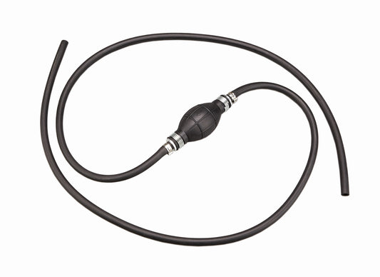Bensinslange m/pumpe - Gummi - 2 m