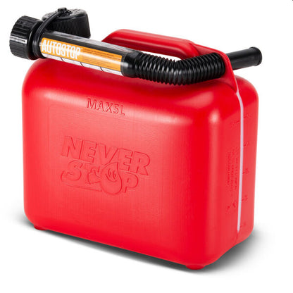 Never Stop Bensinkanne - Plast - Auto stop helletut