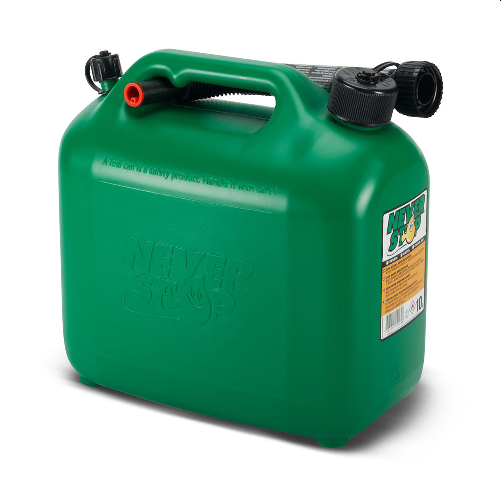Never Stop Bensinkanne - Plast - Auto stop helletut