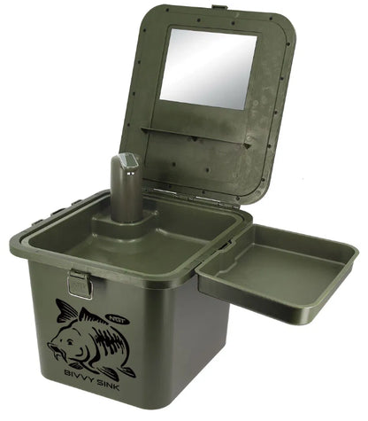 NGT Bivvy Sink Portabel Vask 2x5ltr - For vannkran 303230 - Turvask