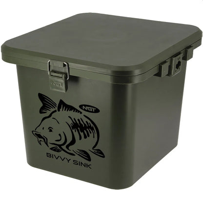 NGT Bivvy Sink Portabel Vask 2x5ltr - For vannkran 303230 - Turvask