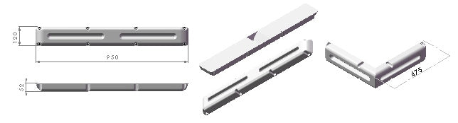 Danfender Mini Multidock - Hvit - Bryggefender