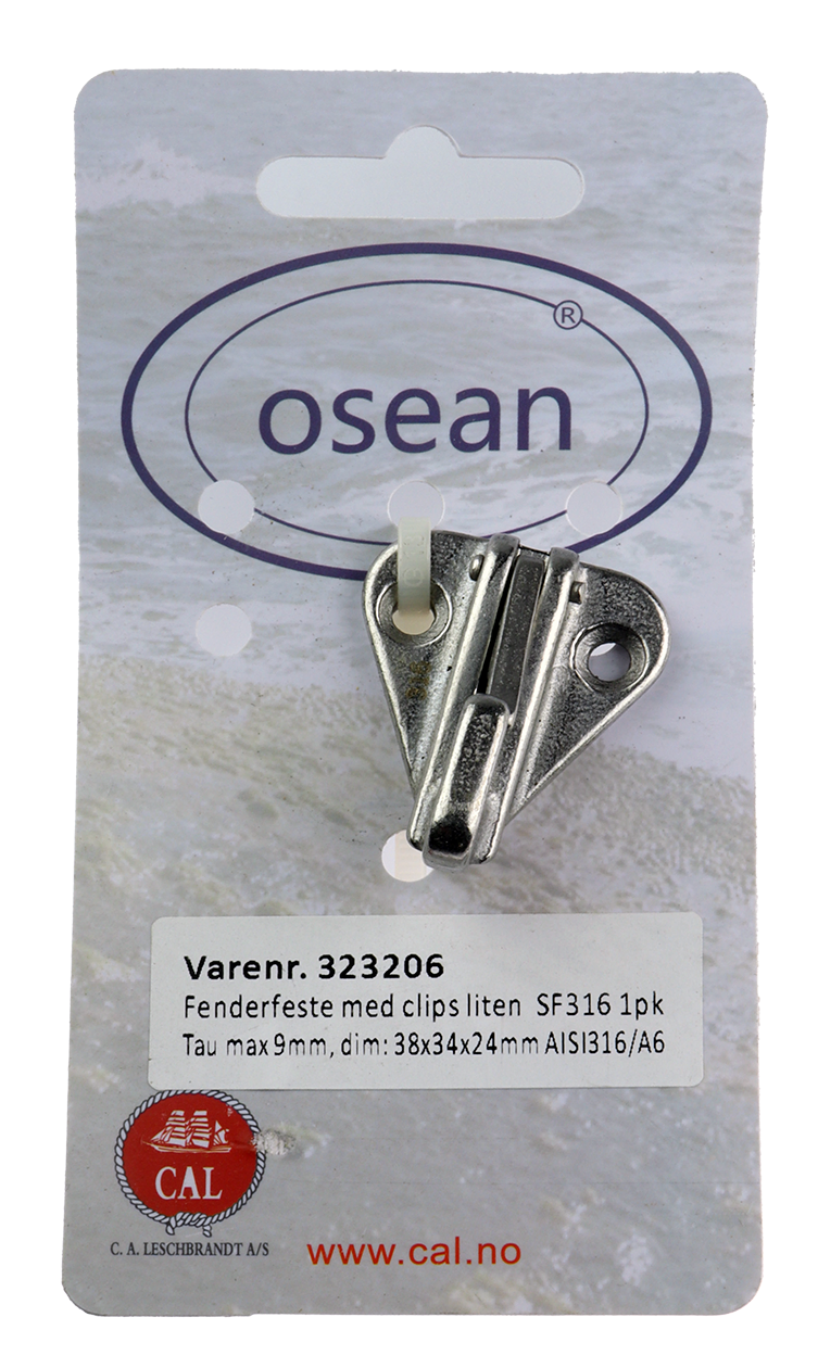 CAL Fenderfeste m/clips - Syrefast - Liten