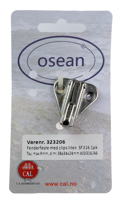 CAL Fenderfeste m/clips - Syrefast - Liten
