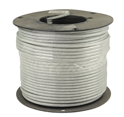 CAL Wire PVC belagt - Spole - PVC / Galvanisert - 100 meter