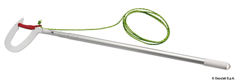 Teleskopisk båtshake for bøyefortøyning