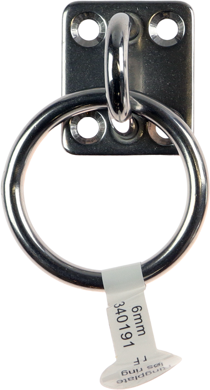 CAL Ringplate m/ løs ring - Rustfri