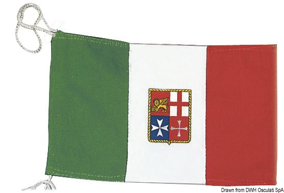 Italiensk handelsflagg av kraftig polyester