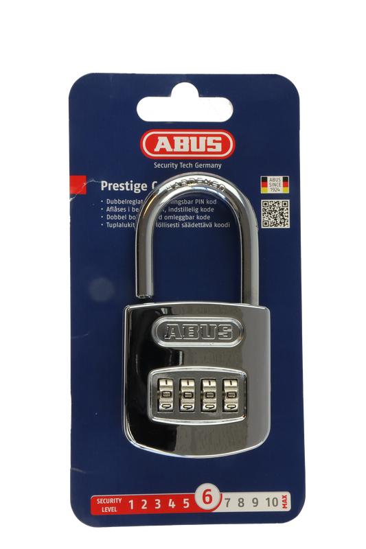 Hengelås Abus Marine - Kodelås - 160/50 - C/ES - Krom