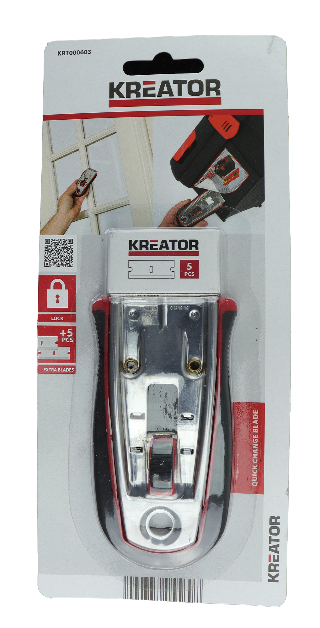 Kreator Glasskrape - Sett - 5 blad