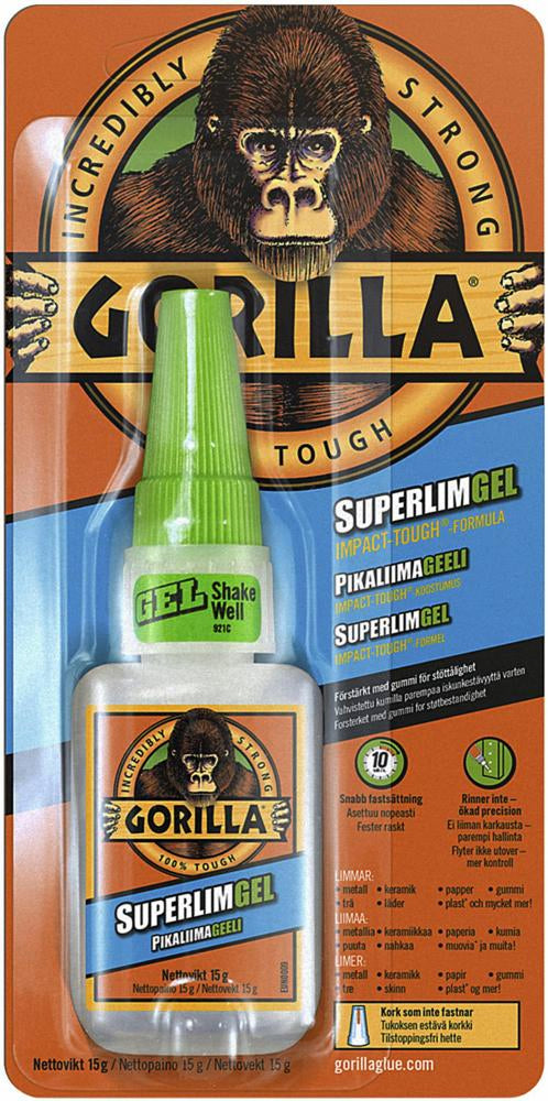 Gorilla Glue Superlim - Gel - 15 gr