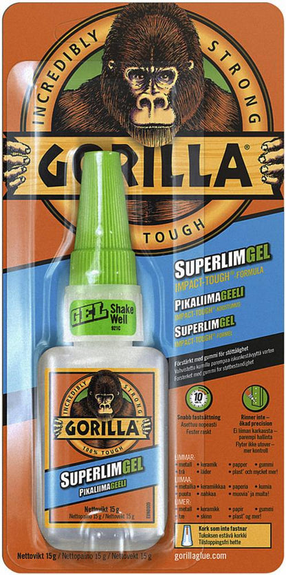 Gorilla Glue Superlim - Gel - 15 gr
