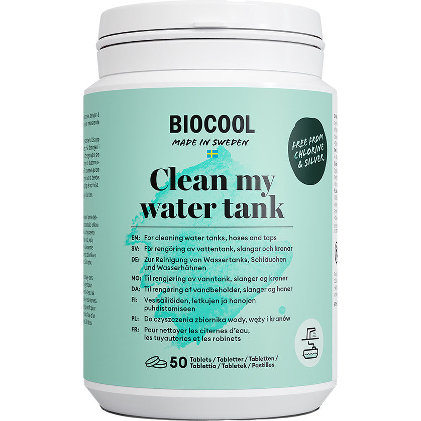 BioCool Clean my water tank - 50 tabletter desinfeksjon av vanntank