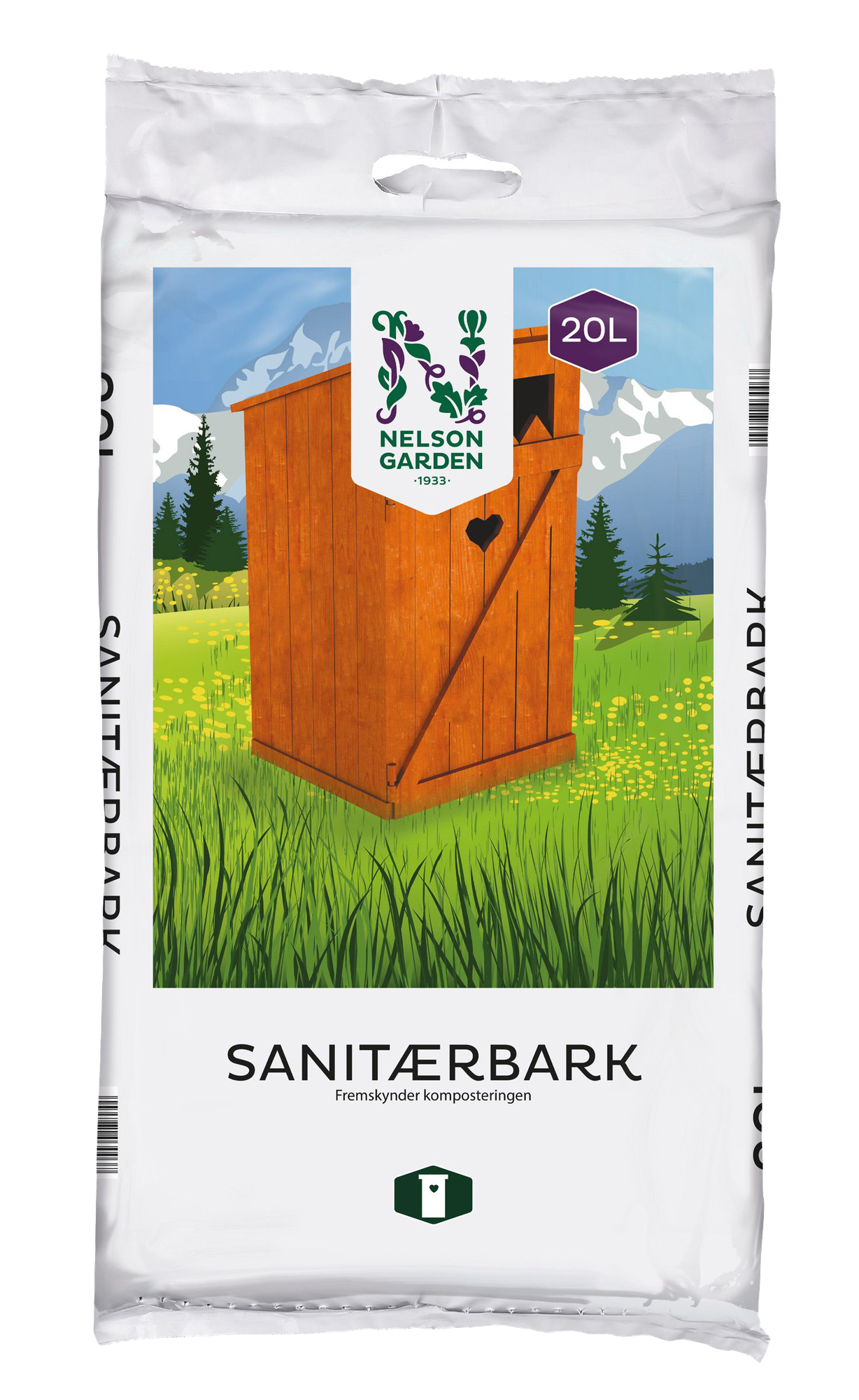 Nelson Garden Sanitærbark - 20 Liter