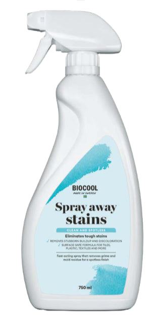 Biocool Spray Away Stain - 750ml - Fjerner mugg og jordslag