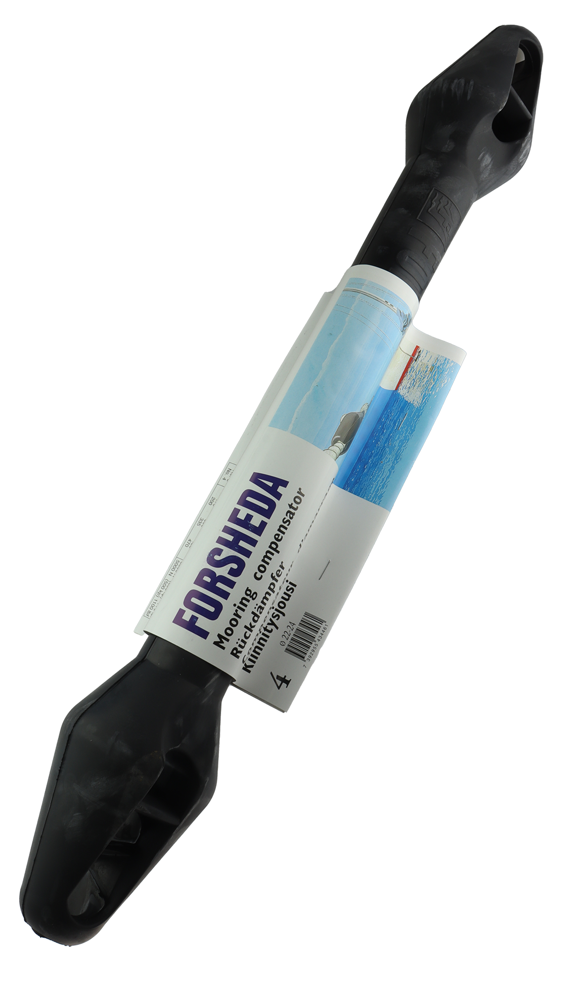 Forsheda Fortøyningsfjær - Gummi - Fra 10 mm til 24 mm tau