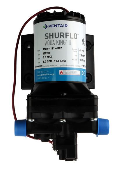 Shurflo Trykkvannspumpe - 12V - 3,8 bar - 11,3 l/min