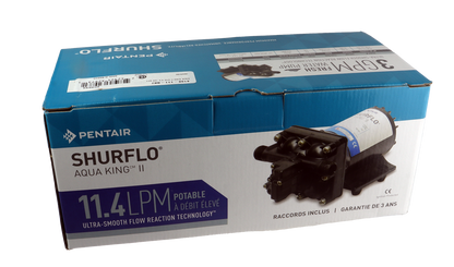 Shurflo Trykkvannspumpe - 12V - 3,8 bar - 11,3 l/min