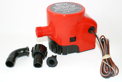 Johnson Pump Lensepumpe Ultima Bilge - 12v - 1000 gph - 3785 l/t - Auto