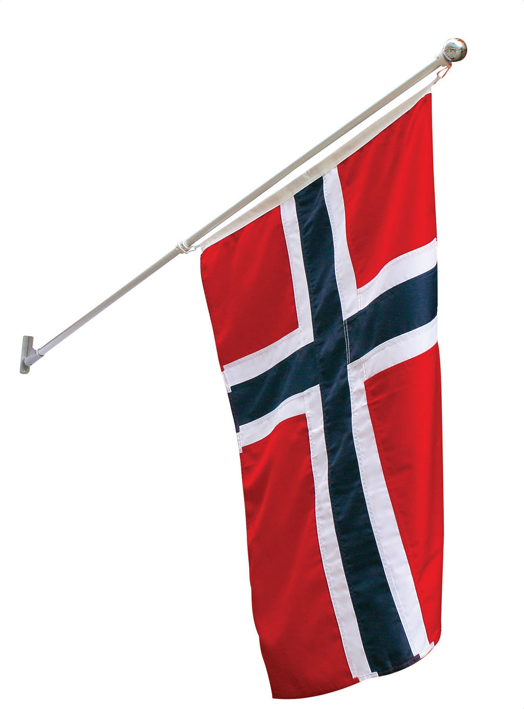 Balkongflagg med feste - Komplett sett - 100 x 72cm