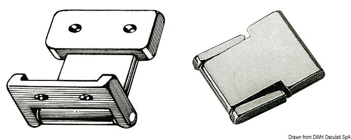 «Flush Deck»-hengsler for små luker