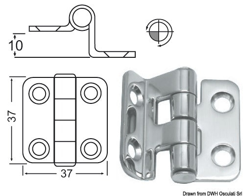2 mm overhenghengsler