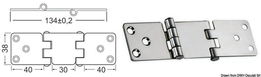 2 mm overhenghengsler
