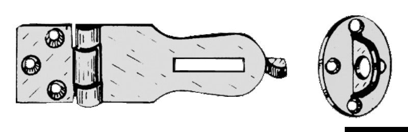 Haspe og stift