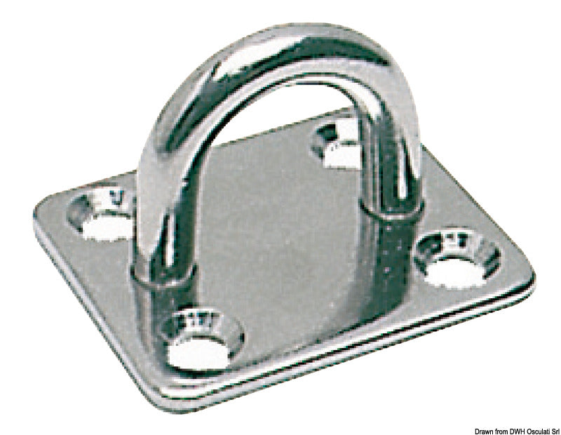 Rektangulære plater med ring