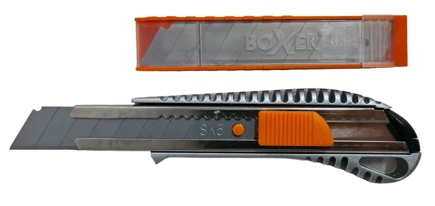 Boxer Hobbykniv - 18 mm - 10 ekstra blad