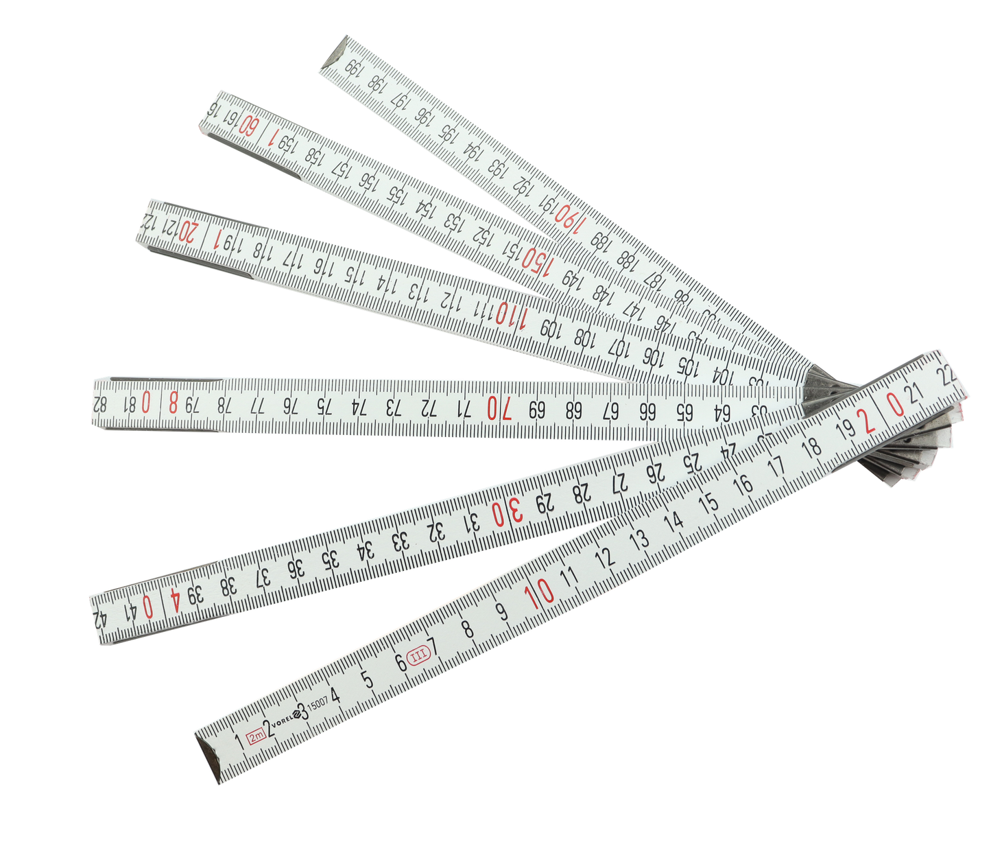 Vorel Tommestokk - Tre - 2 meter