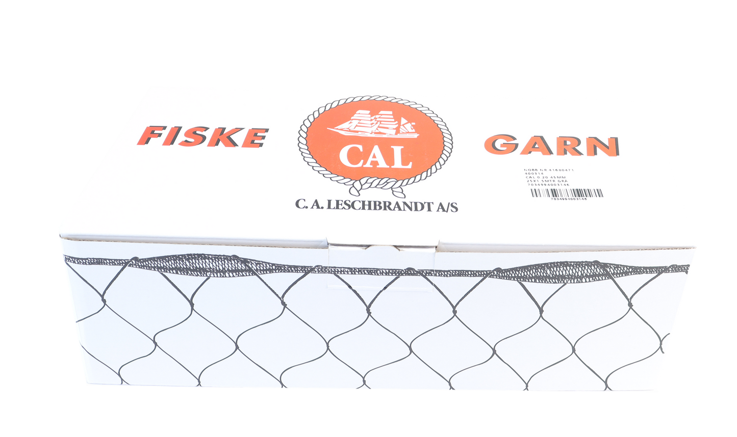 CAL Garn - Ferskvann - 0,2 mm - Grå - 25x1,5 meter