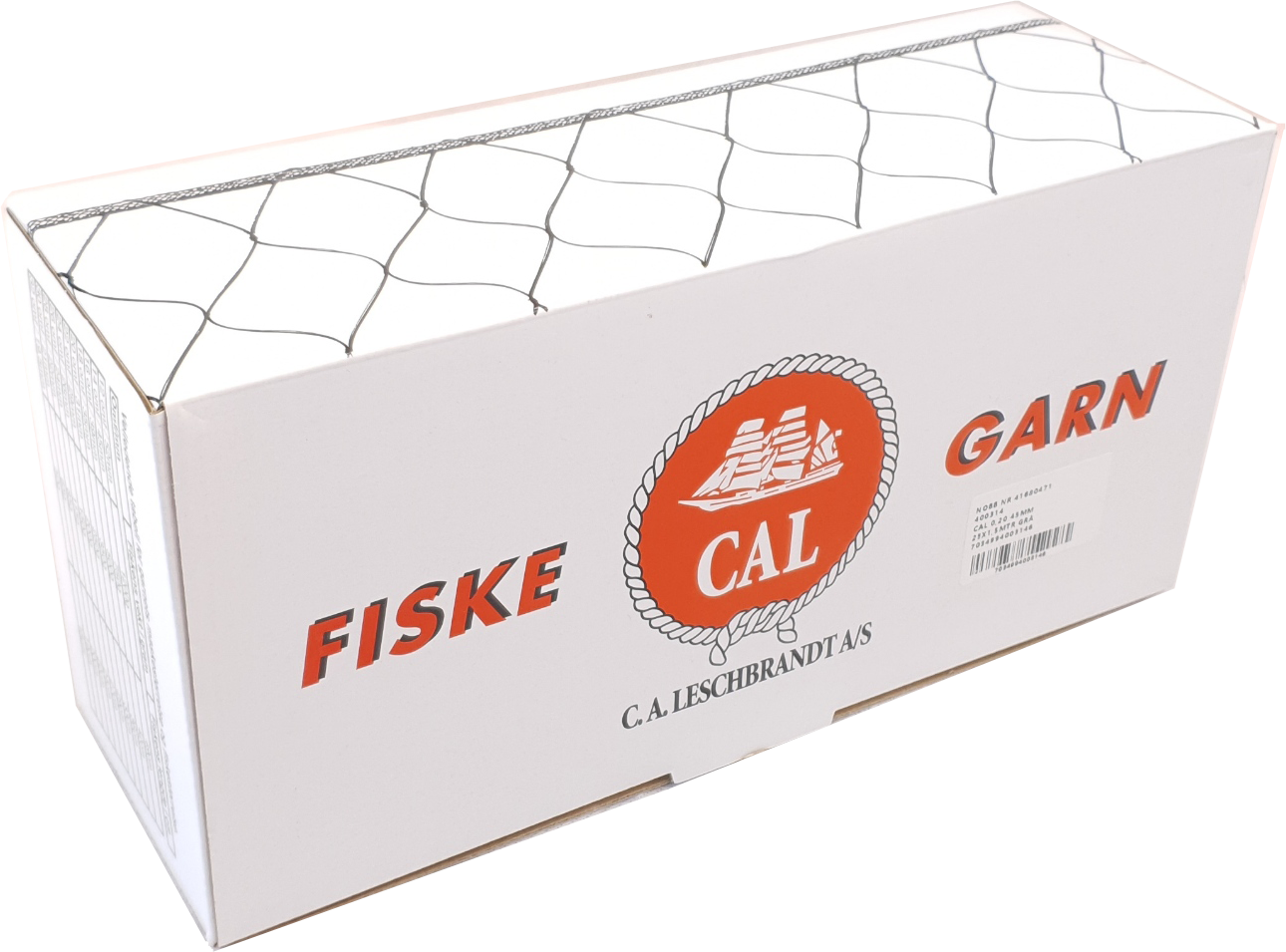 CAL Garn - Ferskvann - 0,2 mm - Rød - 25x1,5 meter