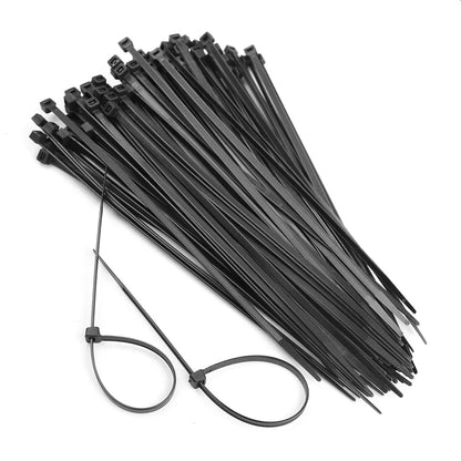 Strips sort 4,8x250mm 100stk - uV - 20kg - 65mm Ø