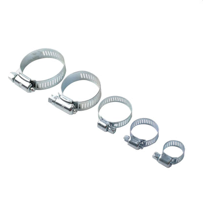 Slangeklemme assortement 26 deler - 10-40mm Ø - Galvanisert stål
