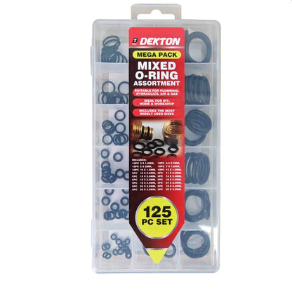 O-ring assortement 125 deler - O-ring - pakning - Oljebestandig