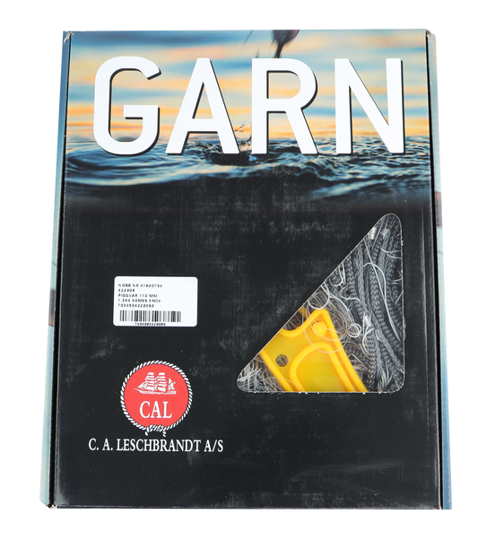 CAL Piggvargarn - 1,5 mm x4 - Svart - 50x2 meter - 110 mm