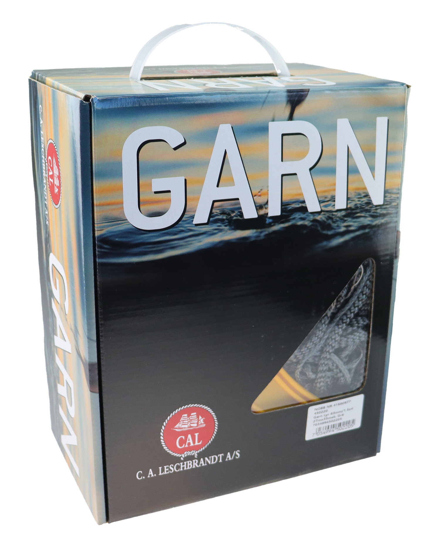 CAL Lyr - 1,5 mm x4 - Grå - 27x3 meter - 63 mm